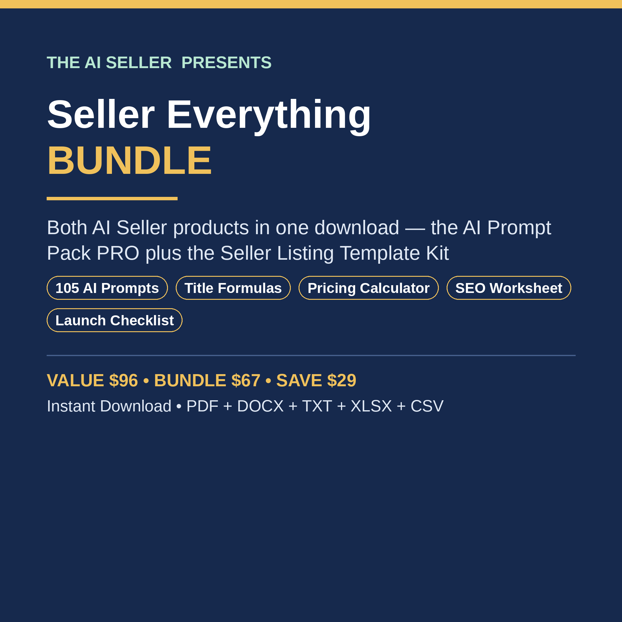 Seller Everything Bundle cover