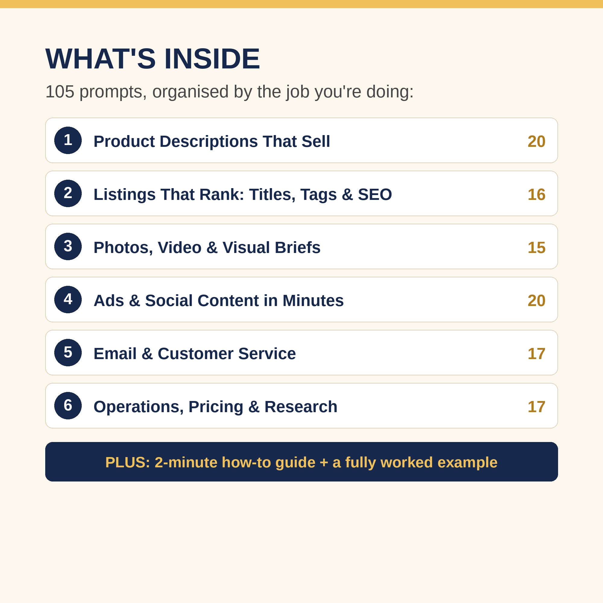 What's inside the AI Prompt Pack PRO